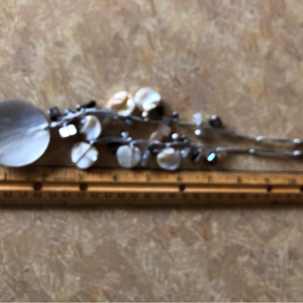 Retired Silpada -- String Quartz/Shell Necklace - image 5